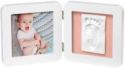 Attēls no (V) Baby Art Double 1P Essentials komplekts mazuļa pēdiņas vai rociņas nospieduma izveidošanai, balts