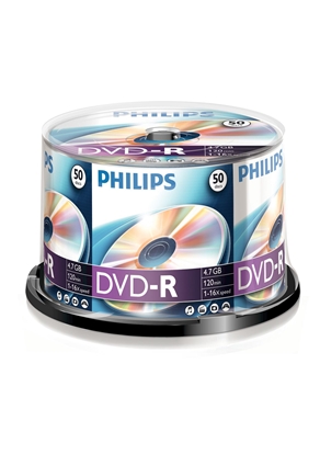 Attēls no 1x50 Philips DVD-R 4,7GB 16x SP