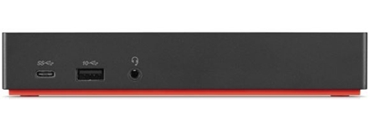 Picture of Lenovo 40AS0090DK laptop dock/port replicator Wired USB 3.2 Gen 1 (3.1 Gen 1) Type-C Black