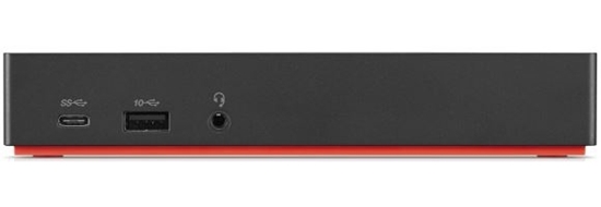 Picture of Lenovo 40AS0090DK laptop dock/port replicator Wired USB 3.2 Gen 1 (3.1 Gen 1) Type-C Black