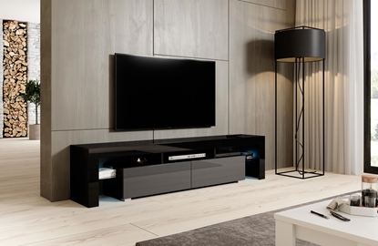 Picture of Cama TV stand TORO 200 black/grey gloss