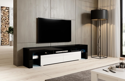 Picture of Cama TV stand TORO 200 black/white gloss