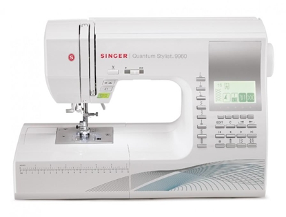 Picture of Singer | Quantum Stylist™ 9960 | Sewing Machine | Number of stitches 600 | Number of buttonholes 13 | White