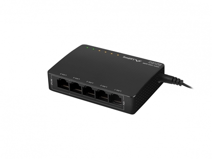 Picture of Switch POE + Desktop 5 port 1GB DSP3-1005-60W 