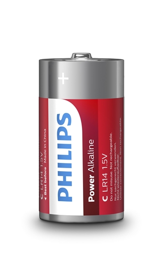 Picture of Philips Power Alkaline Battery LR14P2B/10