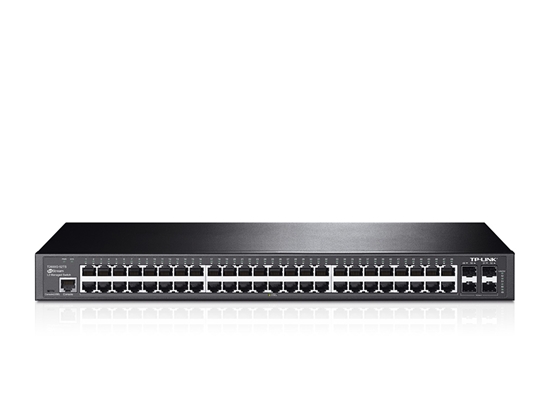 Изображение TP-LINK T2600G-52TS (TL-SG3452) Managed L2+ Gigabit Ethernet (10/100/1000) 1U Black