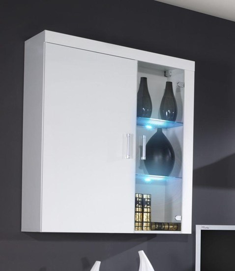 Изображение Cama hanging display cabinet SAMBA white/white gloss