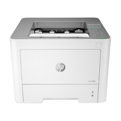 Attēls no HP Laser 408dn Printer - A4 Mono Laser, Print, Auto-Duplex, LAN, 40ppm, 1500-3500 pages per month