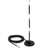 Picture of Delock GSM Antenna SMA plug 7 dBi fixed omnidirectional with magnetic base and connection cable (RG-58, 3 m) outdoor black