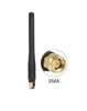 Picture of Delock ISM 433 MHz Antenna SMA 2.5 dBi Omnidirectional Flexible Rubber Black