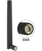 Изображение Delock ZigBee Antenna Multi Bluetooth, GSM, LTE, UMTS, WLAN IEEE 802.11 bgn SMA 1 ~ 4.3 dBi Omnidirectional Joint Black
