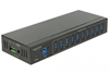 Picture of Delock External Industry Hub 10 x USB 3.0 Type-A with 20 kV ESD protection