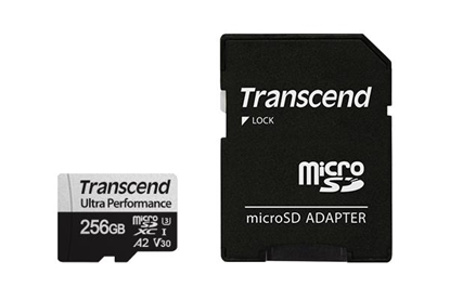 Attēls no Transcend microSDXC 340S   256GB Class 10 UHS-I U3 A2