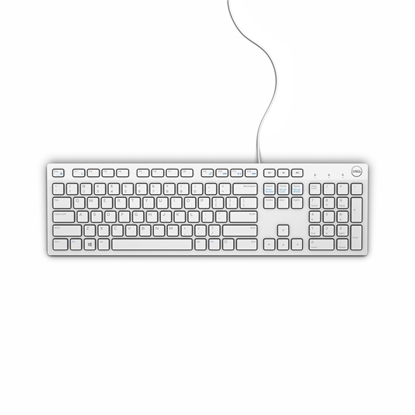 Attēls no DELL KB216 keyboard USB QWERTZ German White