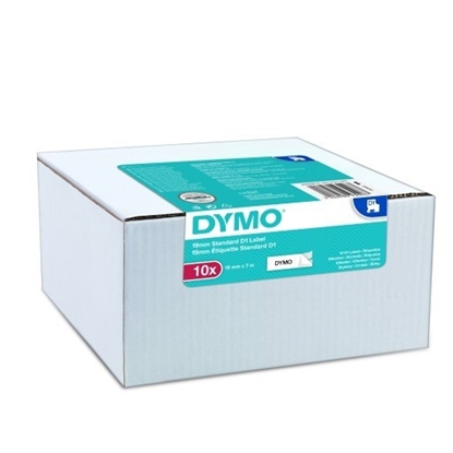 Picture of 1x10 Dymo D1 Label 9mmx7m black to white