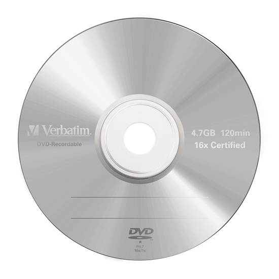 Изображение 1x5 Verbatim DVD-R 4,7GB 16x Speed, Jewel Case