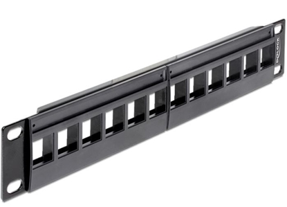 Picture of Delock 10" Keystone Patch Panel 12 Port black