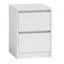 Attēls no Topeshop K2 BIEL nightstand/bedside table 2 drawer(s) White