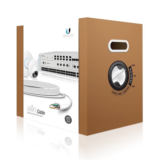 Picture of UBIQUITI UNIFI INDOOR CABLE CAT6 CMR. CATEGORY 6 ETHERNET CABLE FOR HIGH-SPEED, INDOOR DEPLOYMENTS (305M)