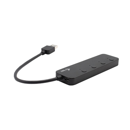 Attēls no i-tec USB 3.0 Metal HUB 4 Port with individual On/Off Switches