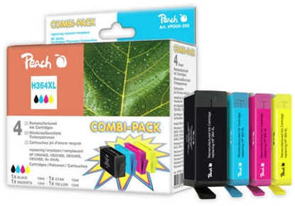 Picture of Peach PI300-295 ink cartridge 4 pc(s) Black, Cyan, Magenta, Yellow
