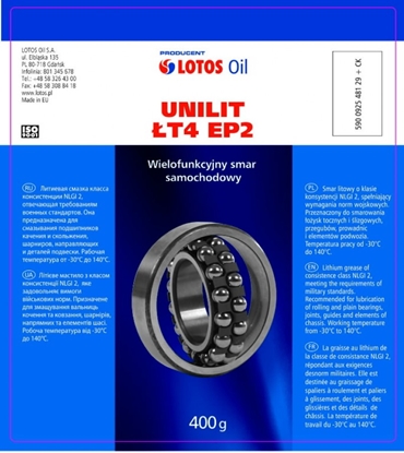 Picture of Smērviela UNILIT LT-4 EP-00 17kg, Lotos Oil