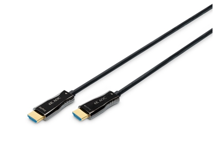 Picture of Kabel połączeniowy hybrydowy AOC HDMI 2.0 Premium HighSpeed 4K/60Hz UHD HDMI A/HDMI A M/M czarny 15m