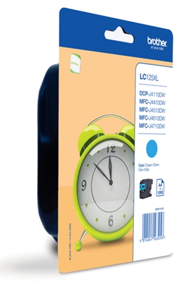 Изображение Brother LC-125XLCBP ink cartridge 1 pc(s) Original Cyan