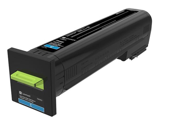 Picture of Lexmark 72K2XC0 toner cartridge Original Cyan