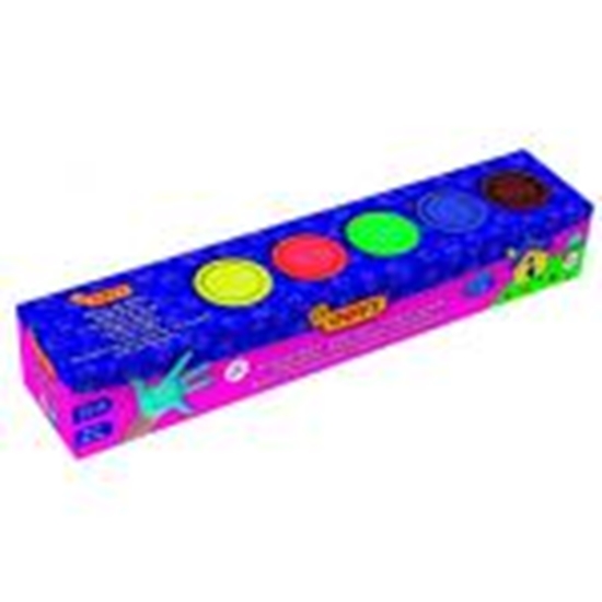 Picture of Guaša krāsas zīmēšanai ar pirkstiem 5 krāsas JOVI