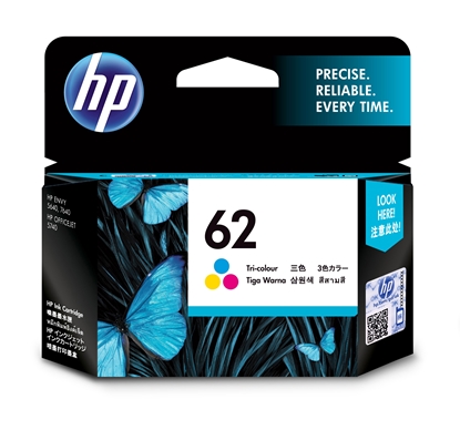 Изображение HP C2P06AE ink cartridge 3-colors No. 62
