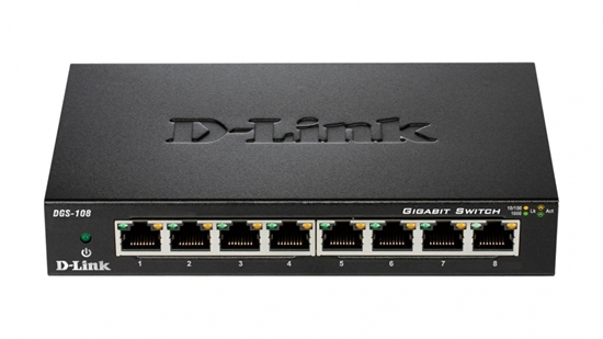 Picture of D-Link DGS-108GL/E 8 Port Layer2 Gb Light Sw without IGMP