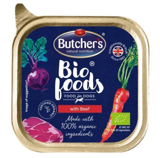 Picture of BUTCHER'S Bio Foods with beef - Wet dog food - 150 g