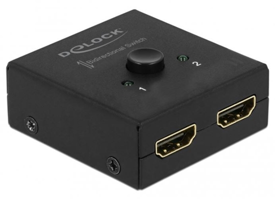 Picture of Delock HDMI 2 - 1 Switch bidirectional 4K 60 Hz compact