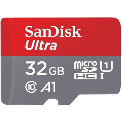 Picture of SanDisk Ultra 32GB MicroSDHC + Adapter