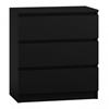 Picture of Topeshop M3 CZERŃ chest of drawers