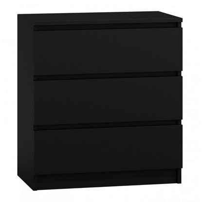 Attēls no Topeshop M3 CZERŃ chest of drawers
