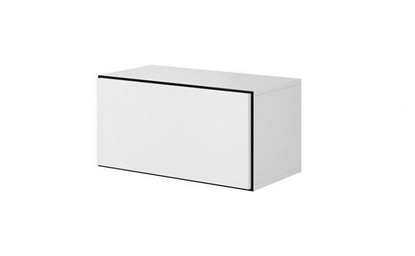 Picture of Cama full storage cabinet ROCO RO3 75/37/39 white/black/white