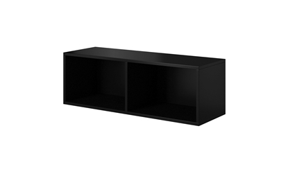 Picture of Cama open storage cabinet ROCO RO2 112/37/37 black