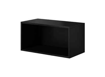 Picture of Cama open storage cabinet ROCO RO4 75/37/37 black