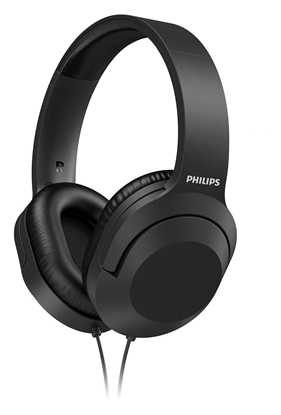 Picture of Philips Stereo Headphones TAH2005BK/00, 40 mm drivers/closed-back, Black