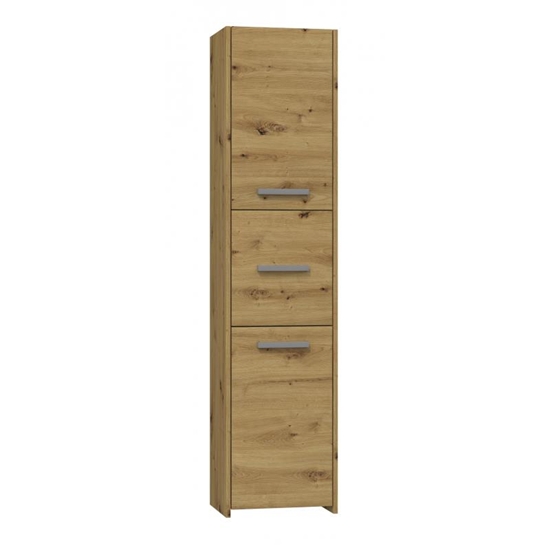 Picture of Topeshop S43 ARTISAN bathroom storage cabinet Oak