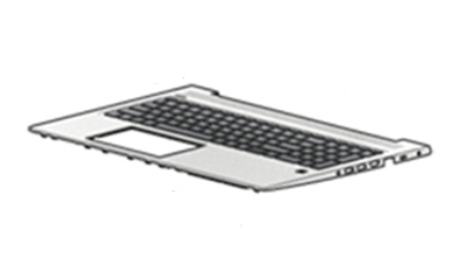 Picture of HP L45091-A41 laptop spare part Housing base + keyboard