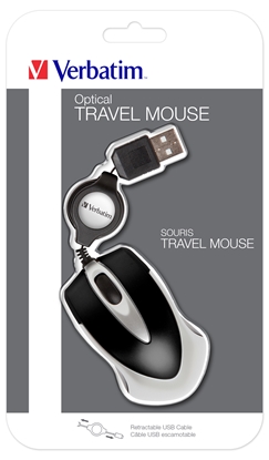 Picture of Verbatim Go Mini Optical Travel Mouse Black                49020