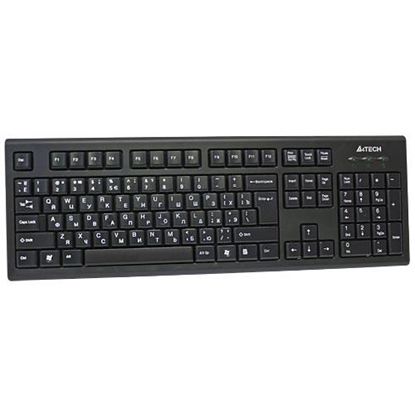 Attēls no A4Tech KR-85 keyboard USB QWERTY US English Black