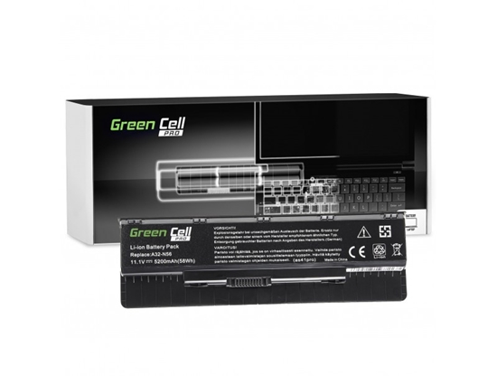 Изображение Bateria Green Cell PRO A32-N56 do laptopów Asus G56, N46, N56, N76 (AS41PRO)