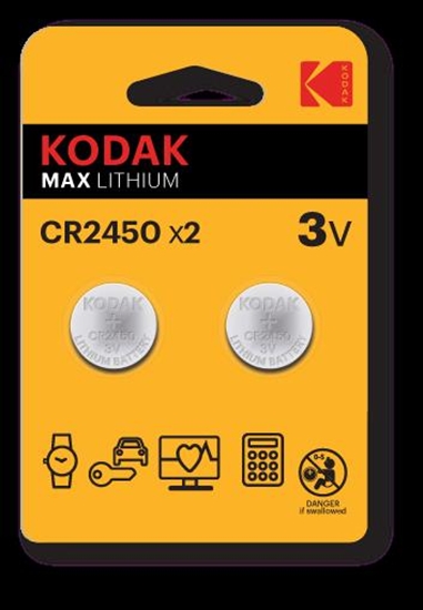 Picture of Kodak CR2450 Single-use battery Lithium