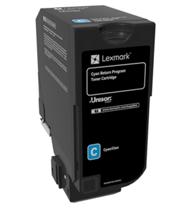 Изображение Lexmark 74C20C0 toner cartridge 1 pc(s) Original Cyan
