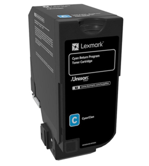 Изображение Lexmark 74C20C0 toner cartridge 1 pc(s) Original Cyan