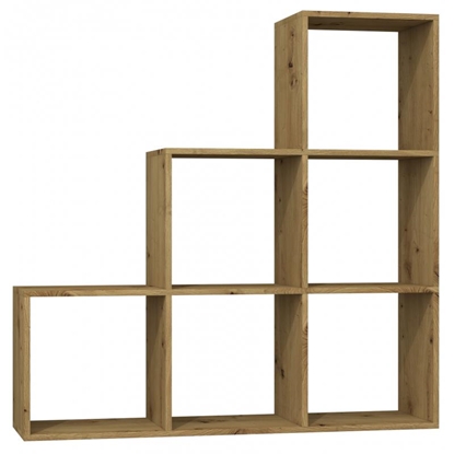 Picture of Topeshop STEP ARTISAN 3X3 living room bookcase